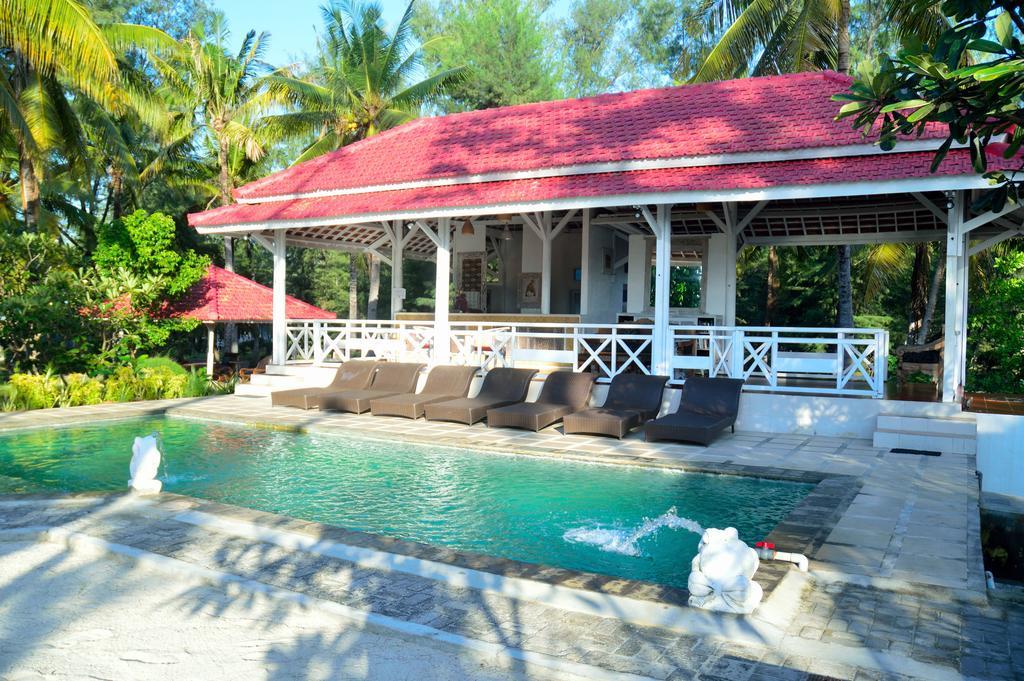 Hotel Gazebo Meno à Gili Meno Extérieur photo